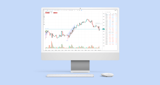 Laptop trading platform preview