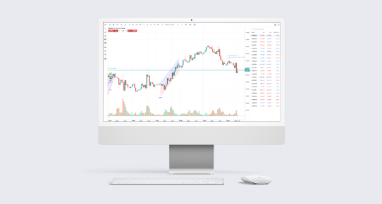 Laptop trading platform preview